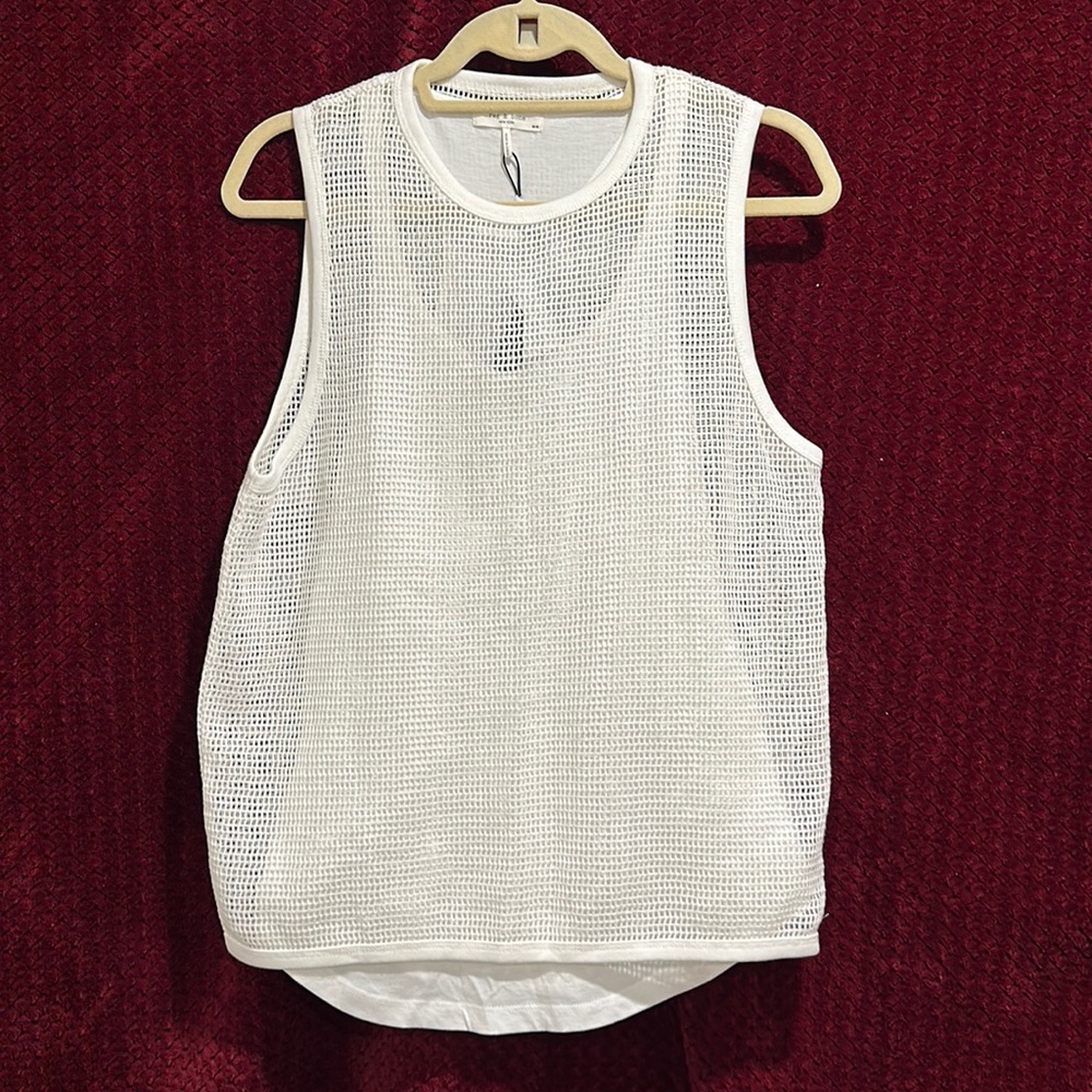 Double Layer Mesh Tank Top